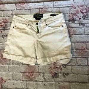 White lucky brand jean shorts